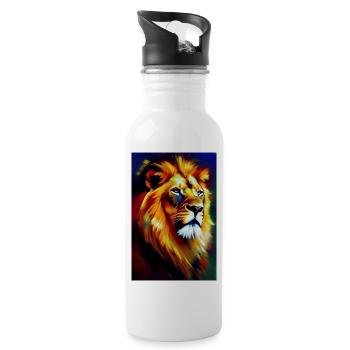 Le Roi Lion - Gourde avec paille intégrée - blanc - Droite