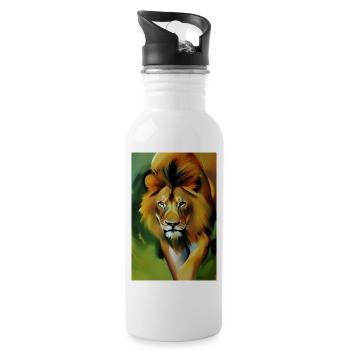 Le Roi Lion - Gourde avec paille intégrée - blanc - Droite