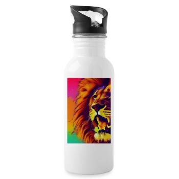 Le Roi Lion - Gourde avec paille intégrée - blanc - Droite