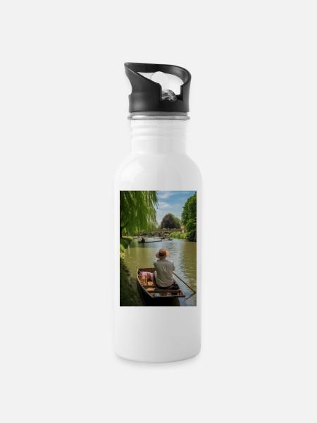Martin Bond Style 3 Cadeau - Gourde avec paille intégrée - blanc