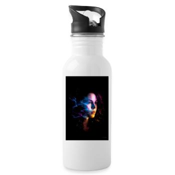 Sensual 5 - Water bottle with straw - white - Right