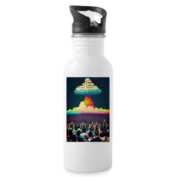 NUKE 4 By Yume Origins - Gourde avec paille intégrée - blanc - Droite