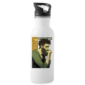 Cogito 03 - Trinkflasche mit integriertem Trinkhalm - Weiß - Rechts