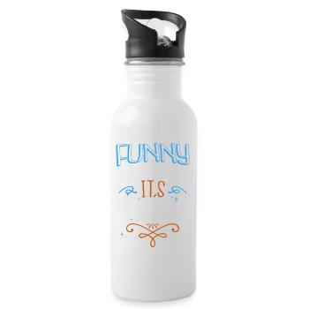 Health Informatics Specialist - Water bottle with straw - white - Right