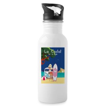 LA CIOTAT BEC DE L AIGLE - Gourde avec paille intégrée - blanc - Droite