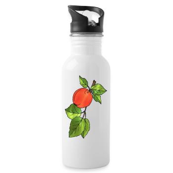 Apple - Water bottle with straw - white - Right