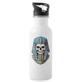 Pharaoh- Mummy - Egypt - Water bottle with straw - white - Right
