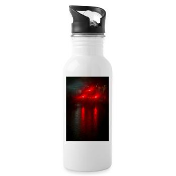 Give me a brake - Water bottle with straw - white - Right