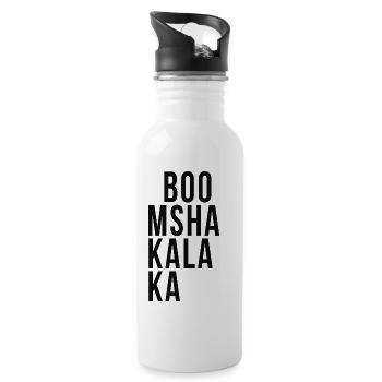 Boom Shakalaka - Water bottle with straw - white - Right