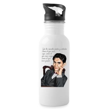Federico - Water bottle with straw - white - Right