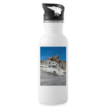 place perdue Empros Therme à Therma Springs - Gourde avec paille intégrée - blanc - Droite