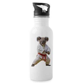 Koala sportif - Gourde avec paille intégrée - blanc - Droite