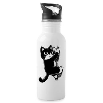 CAT | Hanging - Water bottle with straw - white - Right