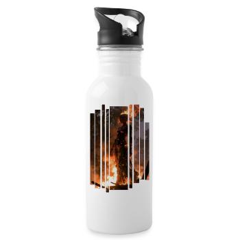 Witches' Dance - Halloween - Water bottle with straw - white - Right