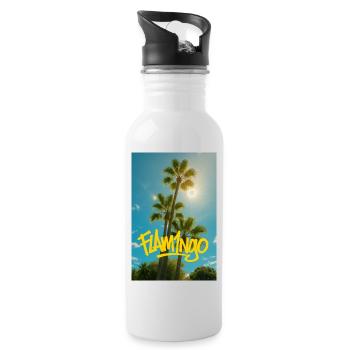 131B36D6 5B8C 4A40 ACAA 4577DE940DBF - Water bottle with straw - white - Right