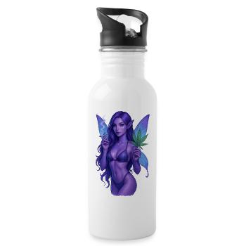 Elf Blaze - Trinkflasche mit integriertem Trinkhalm - Weiß - Rechts