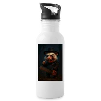 Mr.M - Water bottle with straw - white - Right