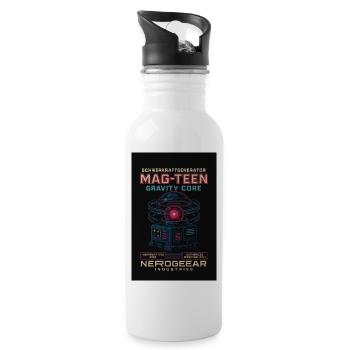 Mag-Teen by Nerogear - Trinkflasche mit integriertem Trinkhalm - Weiß - Rechts
