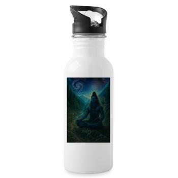 The Spirit of Himachal - Water bottle with straw - white - Right