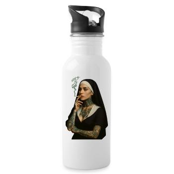 G' Nun - Water bottle with straw - white - Right