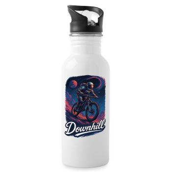 VTT VTT Descente Astronaute Cadeau - Gourde avec paille intégrée - blanc - Droite