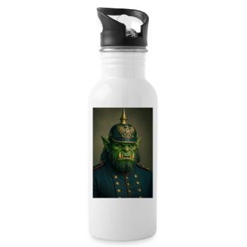 Imperial Orc General - Water bottle with straw - white - Right