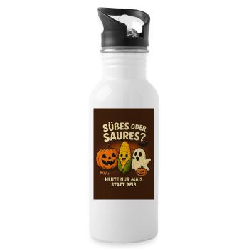 Trick or Treat Halloween Fun - Gourde avec paille intégrée - blanc - Droite