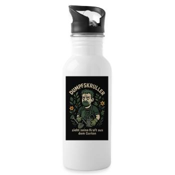 Garden Power Gardener - Water bottle with straw - white - Right