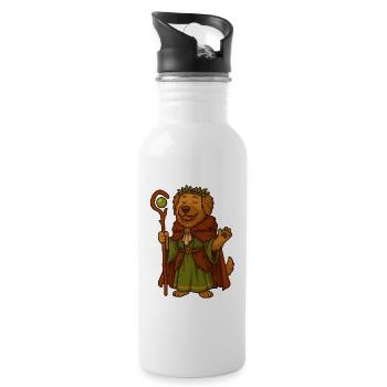 Eldon - fantasy - Water bottle with straw - white - Right