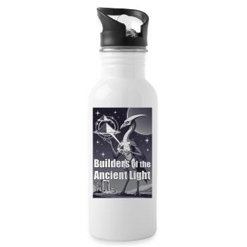 Builders of the Ancient Light - Water bottle with straw - white - Right