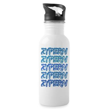 Chypre - Gourde avec paille intégrée - blanc - Droite