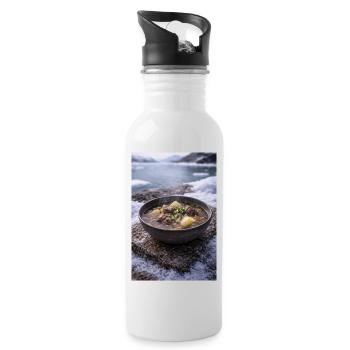 Suaasat - Water bottle with straw - white - Right