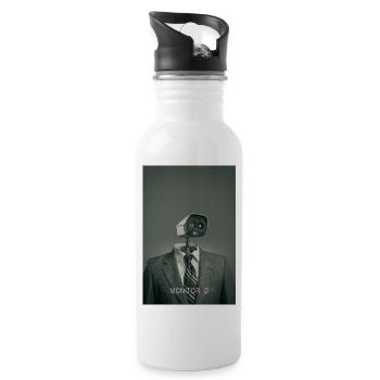 silent surveillance,surveillance,surveillance,practice Minimal Poster - Water bottle with straw - white - Right