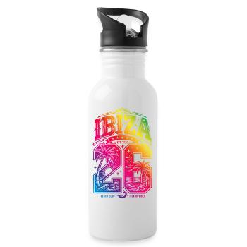 Ibiza 26 Colorful 2026 - Water bottle with straw - white - Right