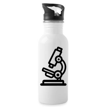 Microscope - Water bottle with straw - white - Right