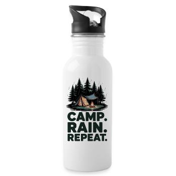 Camping Répété du Camp Rain - Gourde avec paille intégrée - blanc - Droite