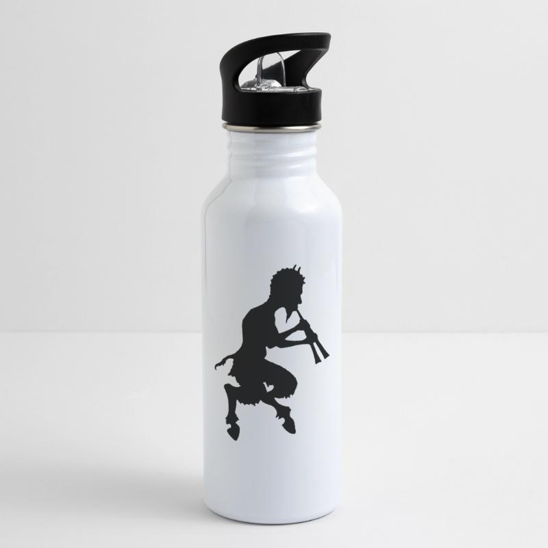 pan faune devil devil Gourde avec paille intégrée