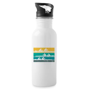 I'm Sexy And I Row It - Rowing Rowing Rower - Water bottle with straw - white - Right