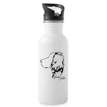 GORDON SETTER Profile Dogs Dog Wilsigns - Water bottle with straw - white - Right