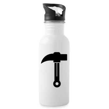 axe - Water bottle with straw - white - Right