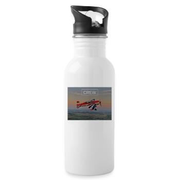 YAK54 SUNSET - Trinkflasche mit integriertem Trinkhalm - Weiß - Rechts