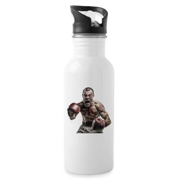 Boxer - Water bottle with straw - white - Right