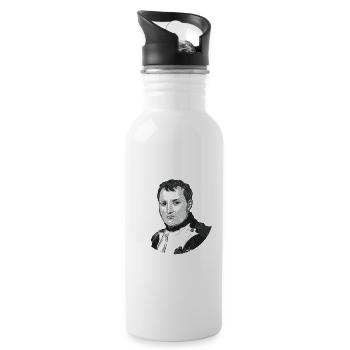 Napoléon Bonaparte - Trinkflasche mit integriertem Trinkhalm - Weiß - Rechts