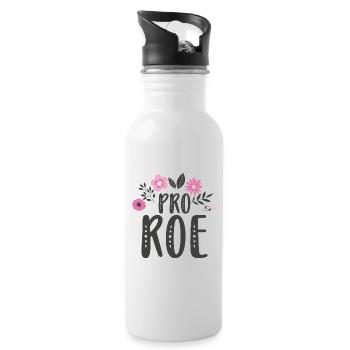 Pro Roe - Water bottle with straw - white - Right