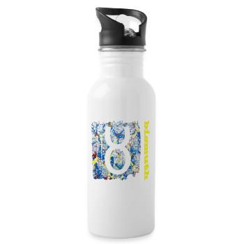 bismuth e 205 - Water bottle with straw - white - Right