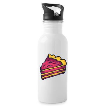 Piece of cake - Water bottle with straw - white - Right