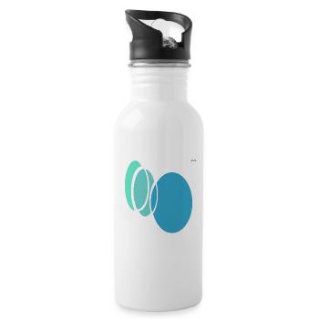 Circles - ellipses #3 - playing with geometry - Water bottle with straw - white - Right