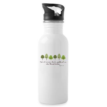 Tree planted - Water bottle with straw - white - Right