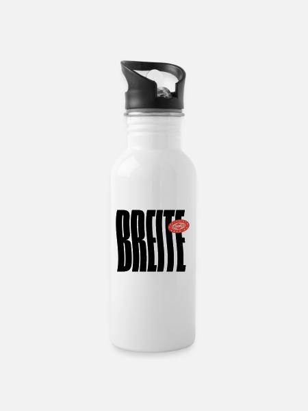 Largeur Bâle - Gourde avec paille intégrée - blanc