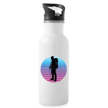 Grimpeur de bloc Grimpeur Homme Escalade - Gourde avec paille intégrée - blanc - Droite